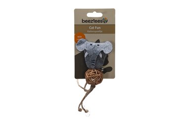 Beeztees jungle olifant kattenspeeltje - afbeelding 2