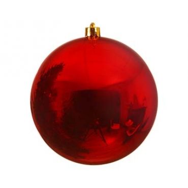 Kerstbal plastic glans