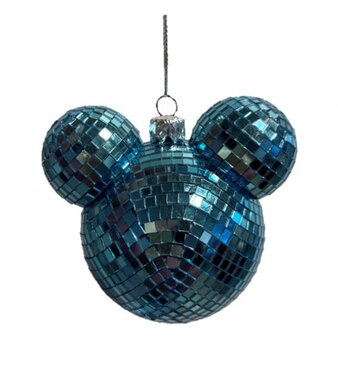 Disney kersthanger Mickey Disco oren blauw