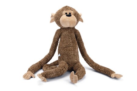 Beeztees jungle pluche knuffel aap 80 cm - afbeelding 1