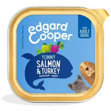 Edgard & Cooper kuipje zalm & kalkoen hondenvoer