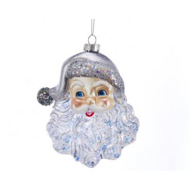 Kurt S. Adler kerst ornament kerstman zilver
