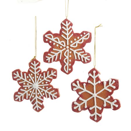 Kurt S. Adler kerst ornament sneeuwvlok peperkoek