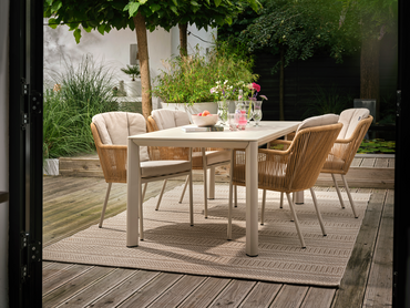 Hartman dining tuintafel Kyra Beige 180cm - afbeelding 3