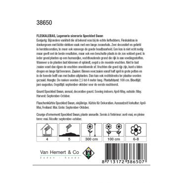 Lagenaria siceraria 'Speckled Swan' - fleskalebas - afbeelding 2