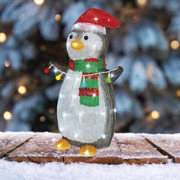 LED figuur pinguin acryl - afbeelding 2