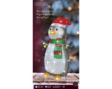 LED figuur pinguin acryl - afbeelding 3