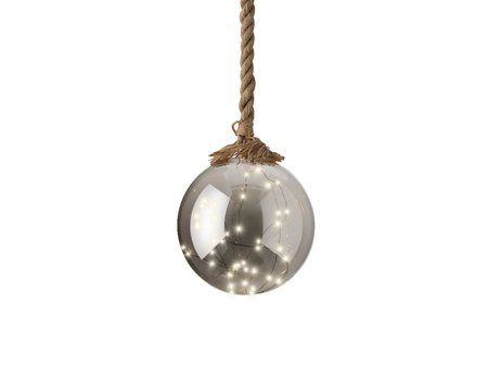 LED bolglas aan touw - afbeelding 1