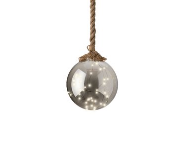 LED bolglas aan touw - afbeelding 3