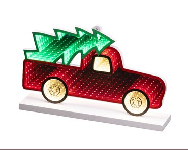 LED infinity light kerstauto - afbeelding 1