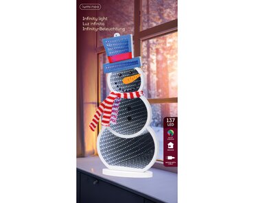 LED infinity light sneeuwpop - afbeelding 2