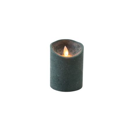 LED kaars antiek groen ↕ 10 cm