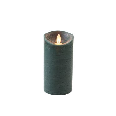LED kaars antiek groen ↕ 15 cm