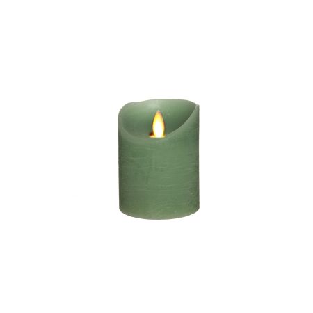 LED kaars jade groen ↕ 10 cm