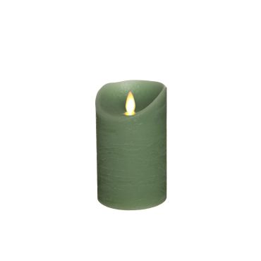 LED kaars jade groen ↕ 12,5 cm