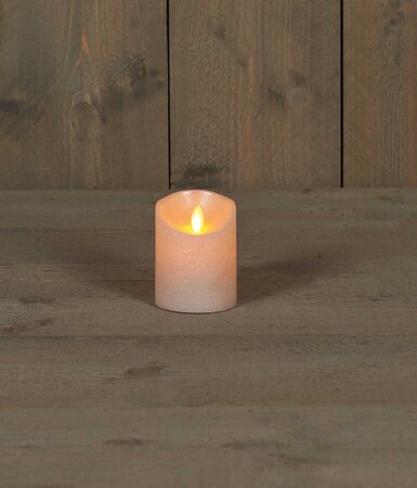 Anna's Collection Stompkaars wax bewegende vlam 10 cm