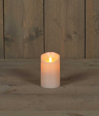 Anna's Collection Stompkaars wax bewegende vlam 12,5 cm