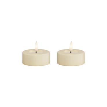LED dinner kaars crème 4,1x4,5 cm