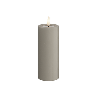 LED kaars zandkleurig 5x12,5 cm