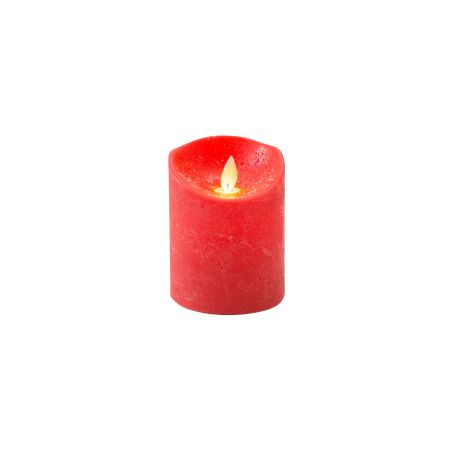 LED kaars rood ↕ 10 cm