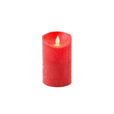 LED kaars rood ↕ 12,5 cm