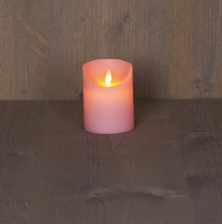 Anna's Collection Stompkaars wax bewegende vlam 10 cm