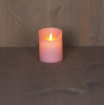 Anna's Collection Stompkaars wax bewegende vlam 10 cm