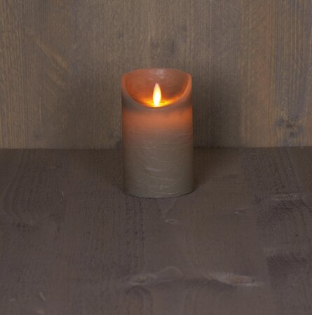 Anna's Collection Stompkaars wax bewegende vlam 12,5 cm