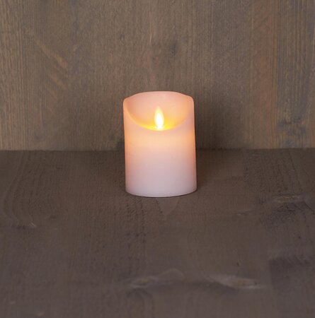 Anna's Collection Stompkaars wax bewegende vlam 10 cm