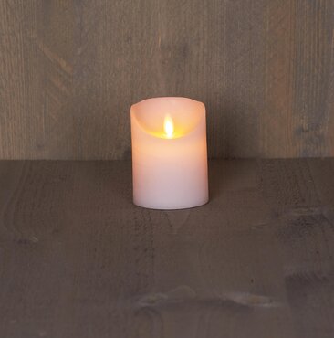 Anna's Collection Stompkaars wax bewegende vlam 10 cm