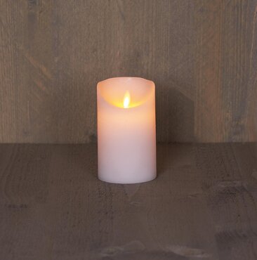Anna's Collection Stompkaars wax bewegende vlam 12,5 cm