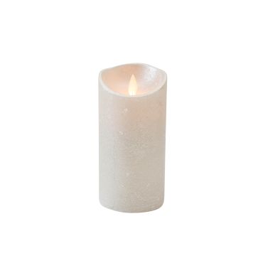 LED kaars zilver ↕ 15 cm