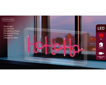 LED neon light 'Ho Ho Ho' - afbeelding 2