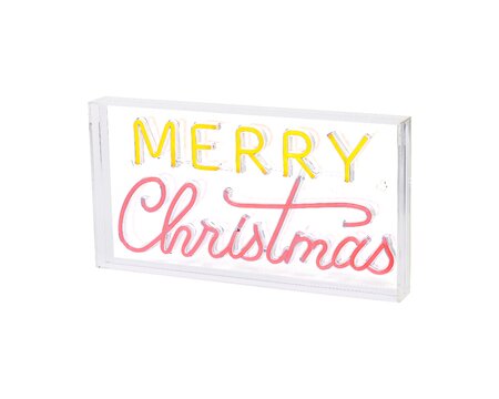 LED neon light 'Merry Christmas' - afbeelding 1