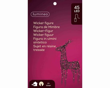 Lumineo micro LED rendier 85 cm - afbeelding 1
