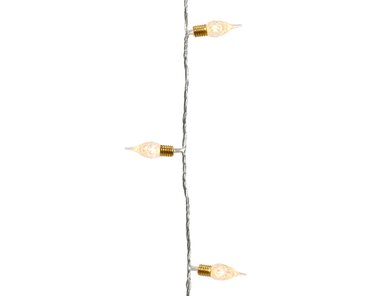 LED vintage kerstverlichting warm wit - afbeelding 2