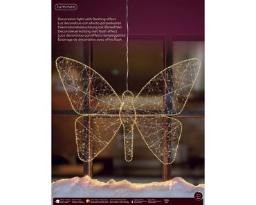 LED Vlinder groot - afbeelding 2