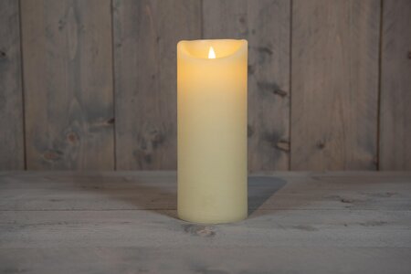 Anna's Collection Kaars wax bewegende vlam 10x25 cm