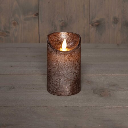 Anna's Collection Stompkaars wax bewegende vlam 12,5 cm