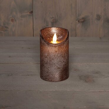 Anna's Collection Stompkaars wax bewegende vlam 12,5 cm