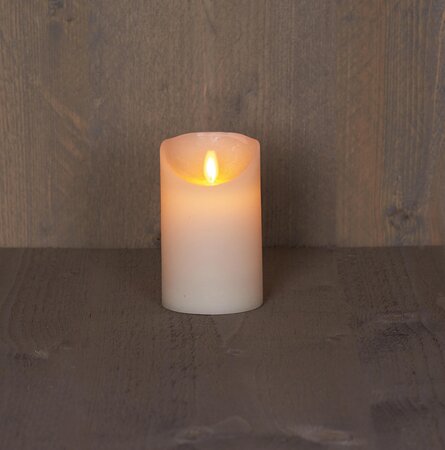 Anna's Collection Stompkaars wax bewegende vlam 12,5 cm