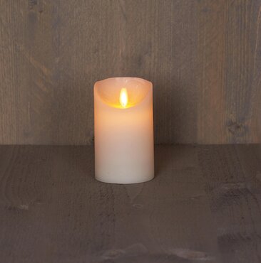 Anna's Collection Stompkaars wax bewegende vlam 12,5 cm