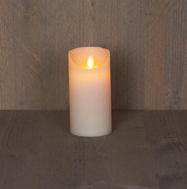 Anna's Collection Stompkaars wax bewegende vlam 15 cm