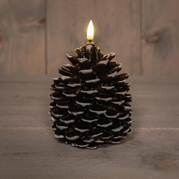 Anna's Collection Kaars Dennenappel LED 12,5 cm