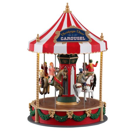 Lemax kersthuisje 'Christmas Cheer Carousel'