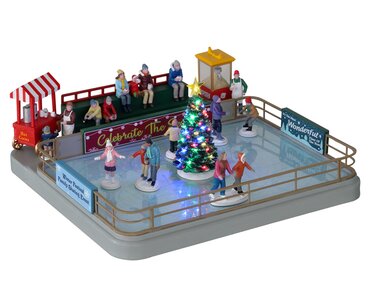 Lemax kersthuisje 'Outdoor Skating Rink'