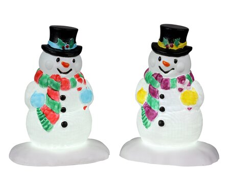 Lemax kerstdorp figuur 'Holly Hat Snowman'