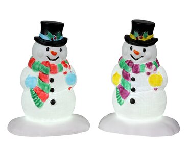 Lemax kerstdorp figuur 'Holly Hat Snowman'