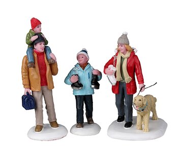 Lemax kerstdorp figuur 'Going Skating'