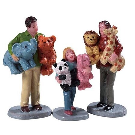 Lemax kerstdorp figuren 'Prize winners'